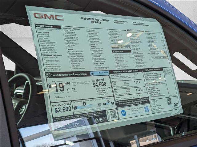 New 2026 GMC Canyon Elevation w/ Convenience Package image 19
