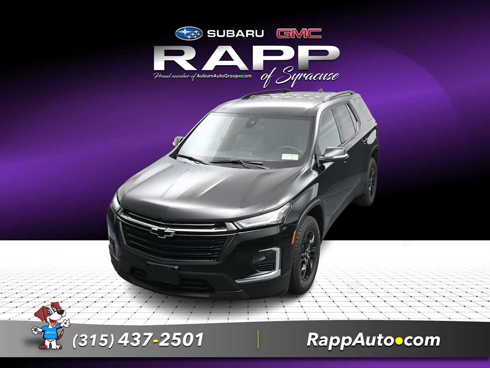 Used 2022 Chevrolet Traverse LT w/ Midnight/Sport Edition image 1