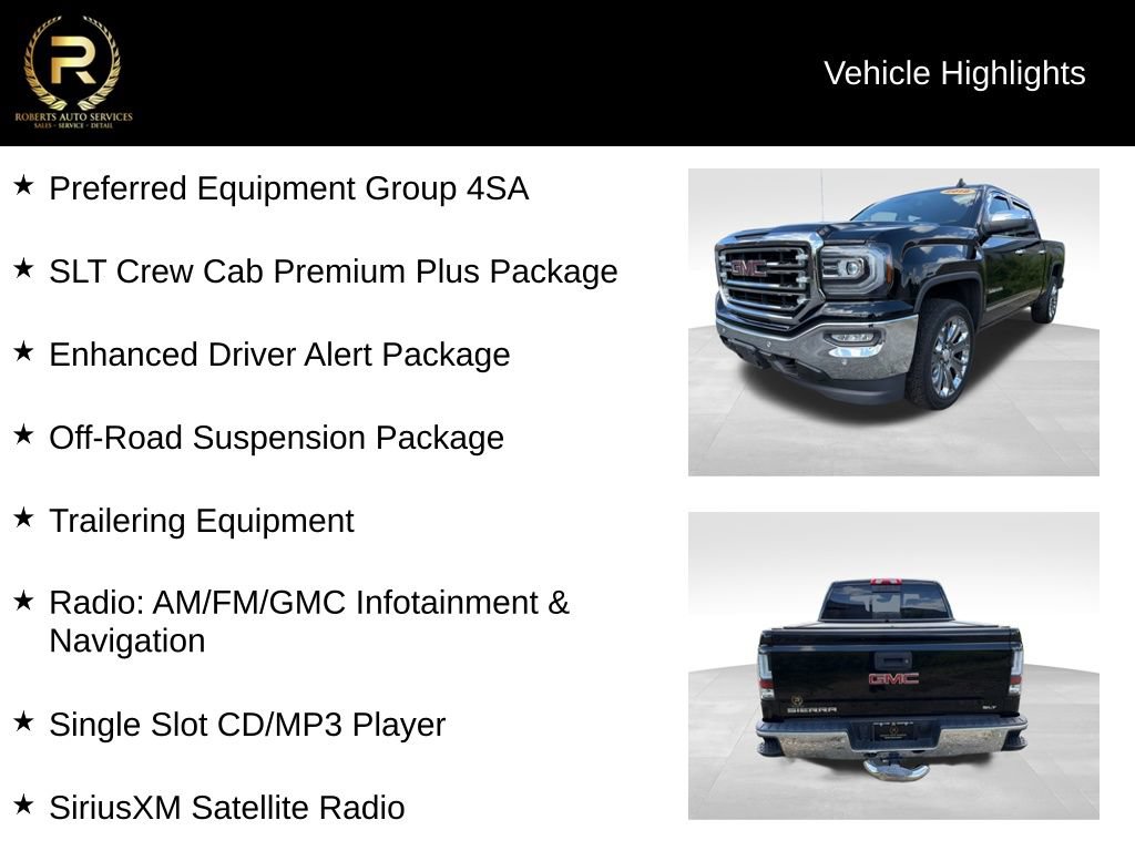 Used 2018 GMC Sierra 1500 SLT AWD/4WD image 9