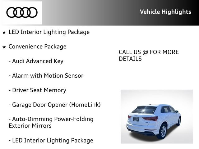 Certified 2025 Audi Q3 2.0T Premium w/ Convenience Package image 17