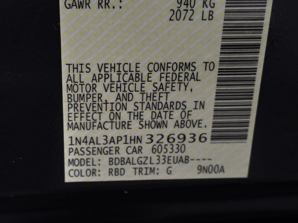 Used 2017 Nissan Altima 2.5 S w/ Power Driver Seat Package FWD image 10