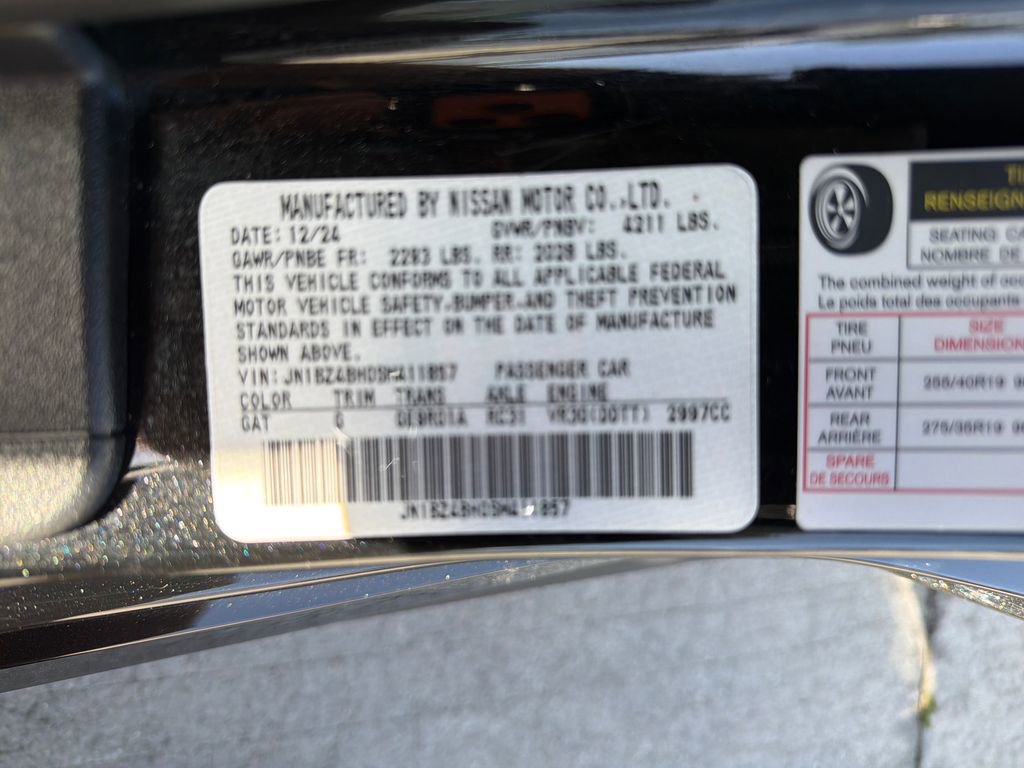 Used 2025 Nissan Z Performance w/ Floor Mat Package RWD image 30