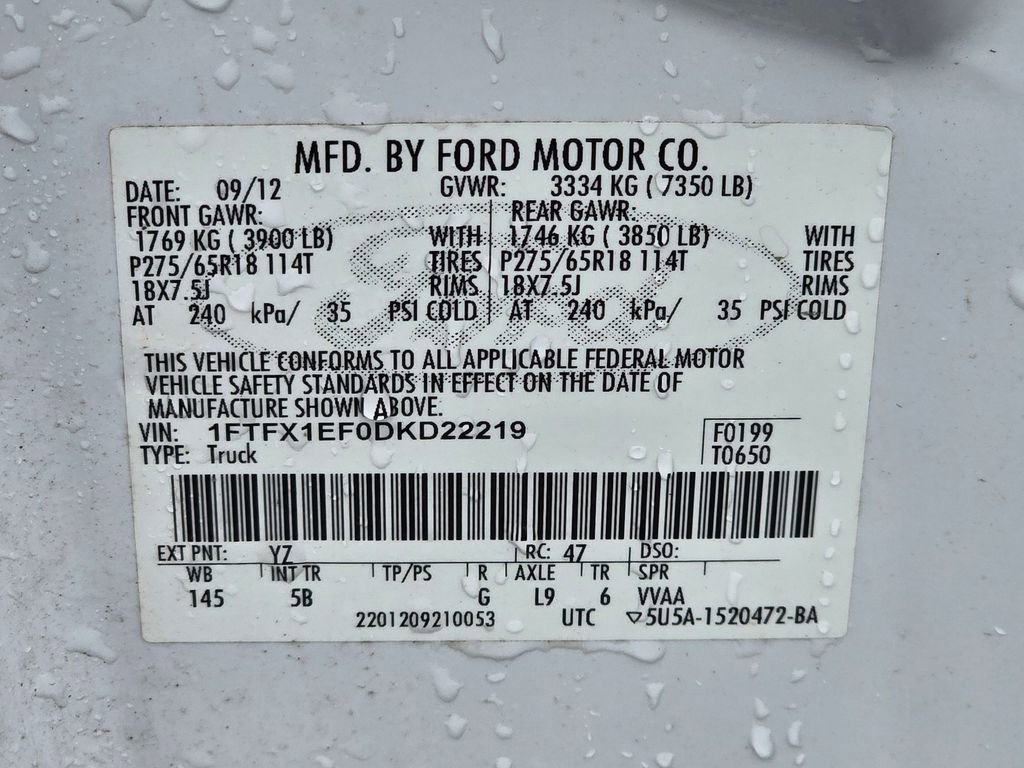 Used 2013 Ford F150 FX4 w/ Luxury Equipment Group image 18