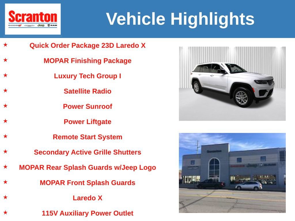 New 2025 Jeep Grand Cherokee Laredo X w/ Luxury Tech Group I image 6