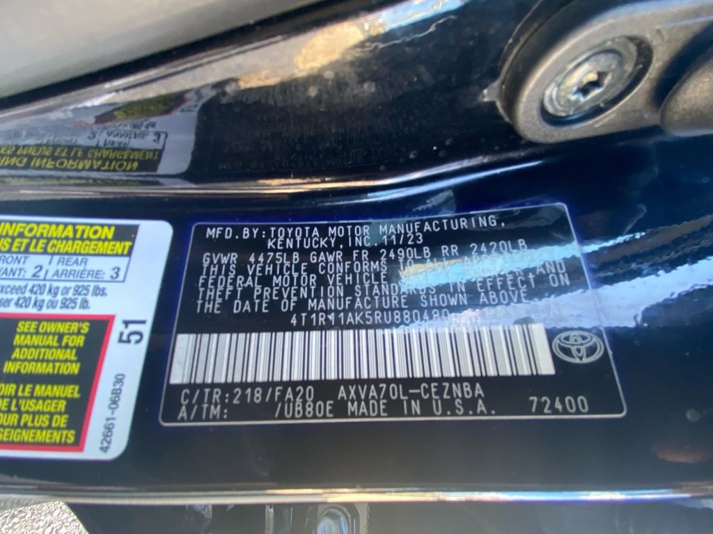 Used 2024 Toyota Camry LE w/ Convenience Package FWD image 26