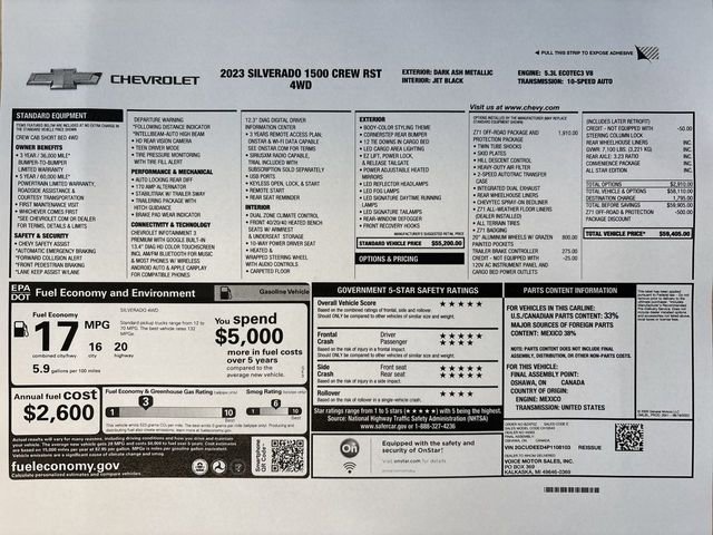 Used 2023 Chevrolet Silverado 1500 RST image 62