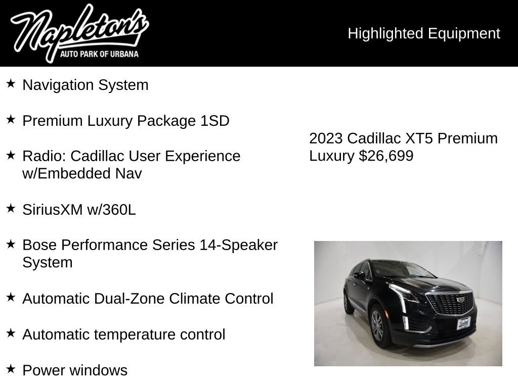 Used 2023 Cadillac XT5 Premium Luxury image 15