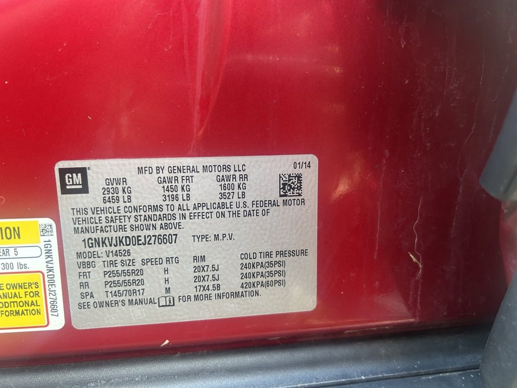 Used 2014 Chevrolet Traverse LTZ w/ LPO, 'HIT The Road' Package image 11