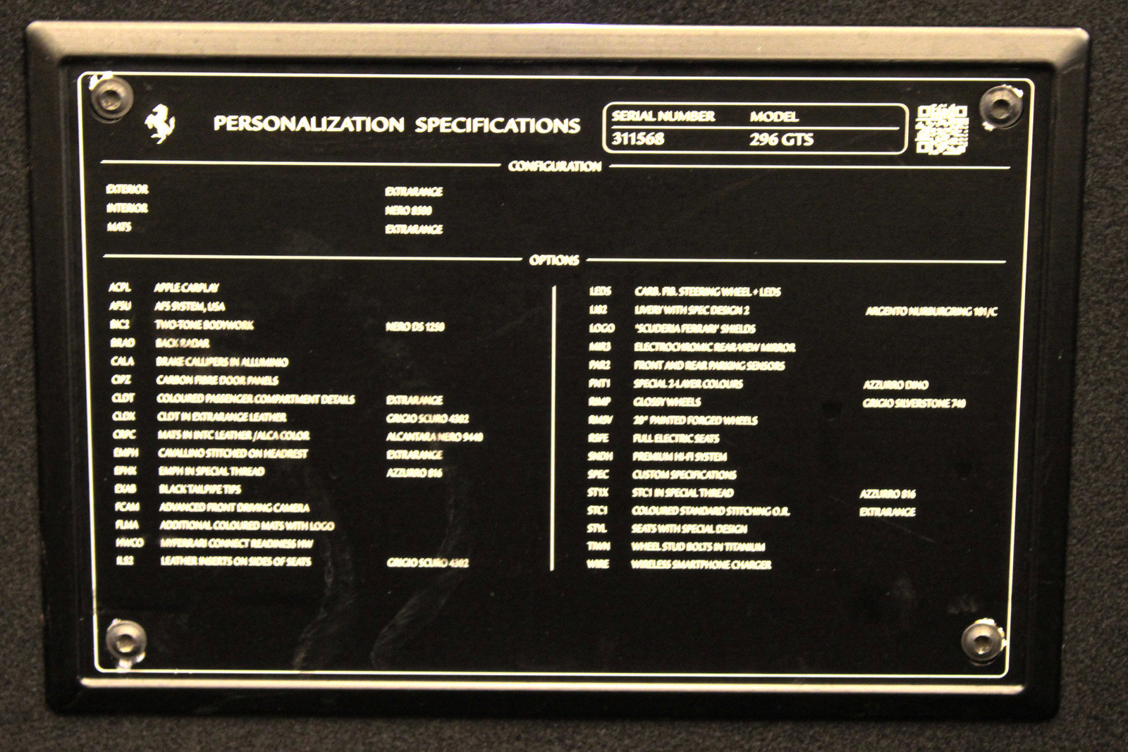 Certified 2024 Ferrari 296 GTS RWD image 39
