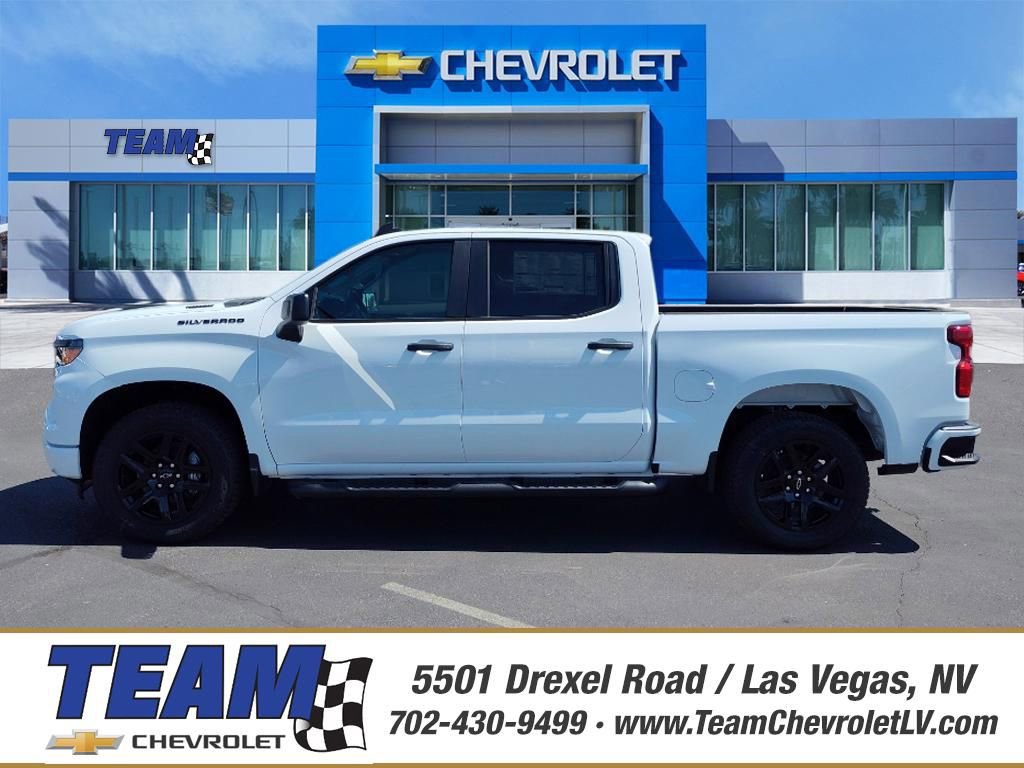 New 2025 Chevrolet Silverado 1500 Custom w/ Turbomax Blackout Package