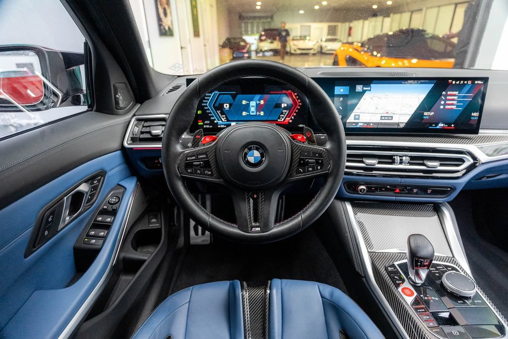 Used 2024 BMW M3 Competition w/ M Carbon Exterior Package RWD image 44