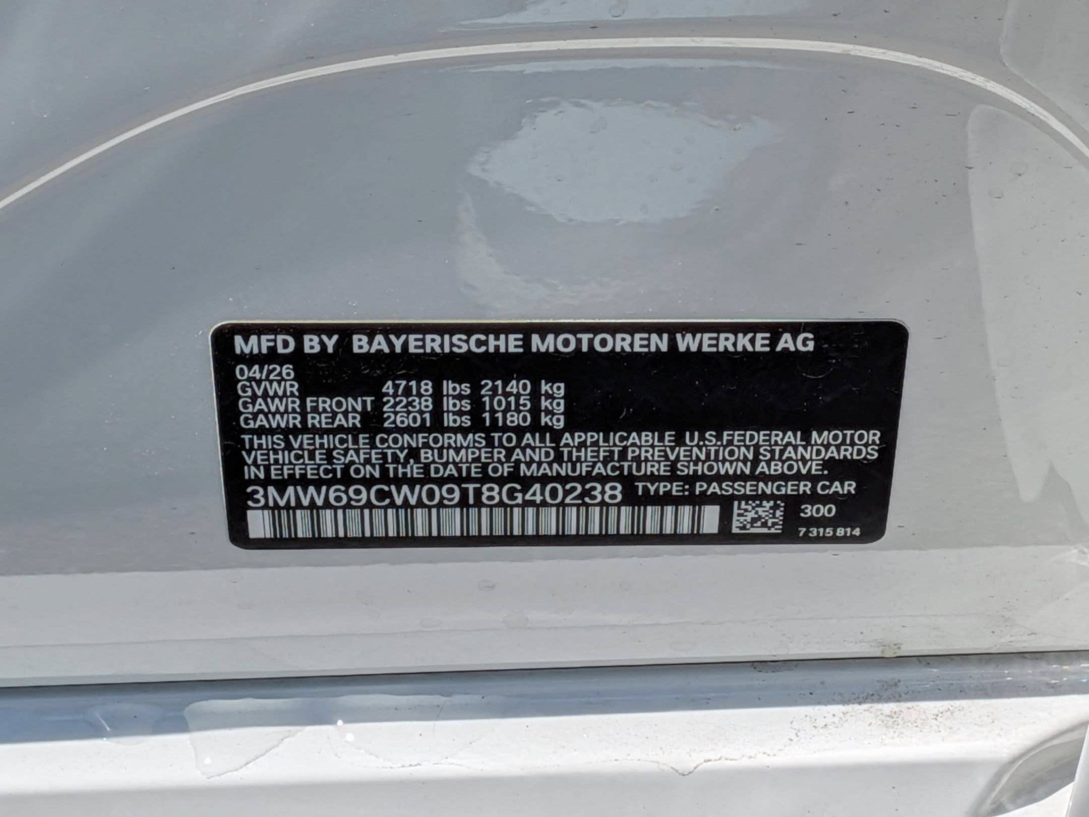 New 2026 BMW 330i Sedan w/ M Sport Package RWD image 40