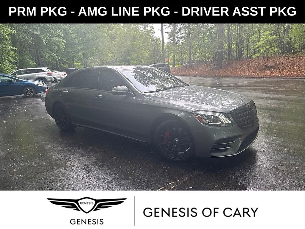 Used 2020 Mercedes-Benz S 560 Sedan w/ AMG Line Exterior image 1