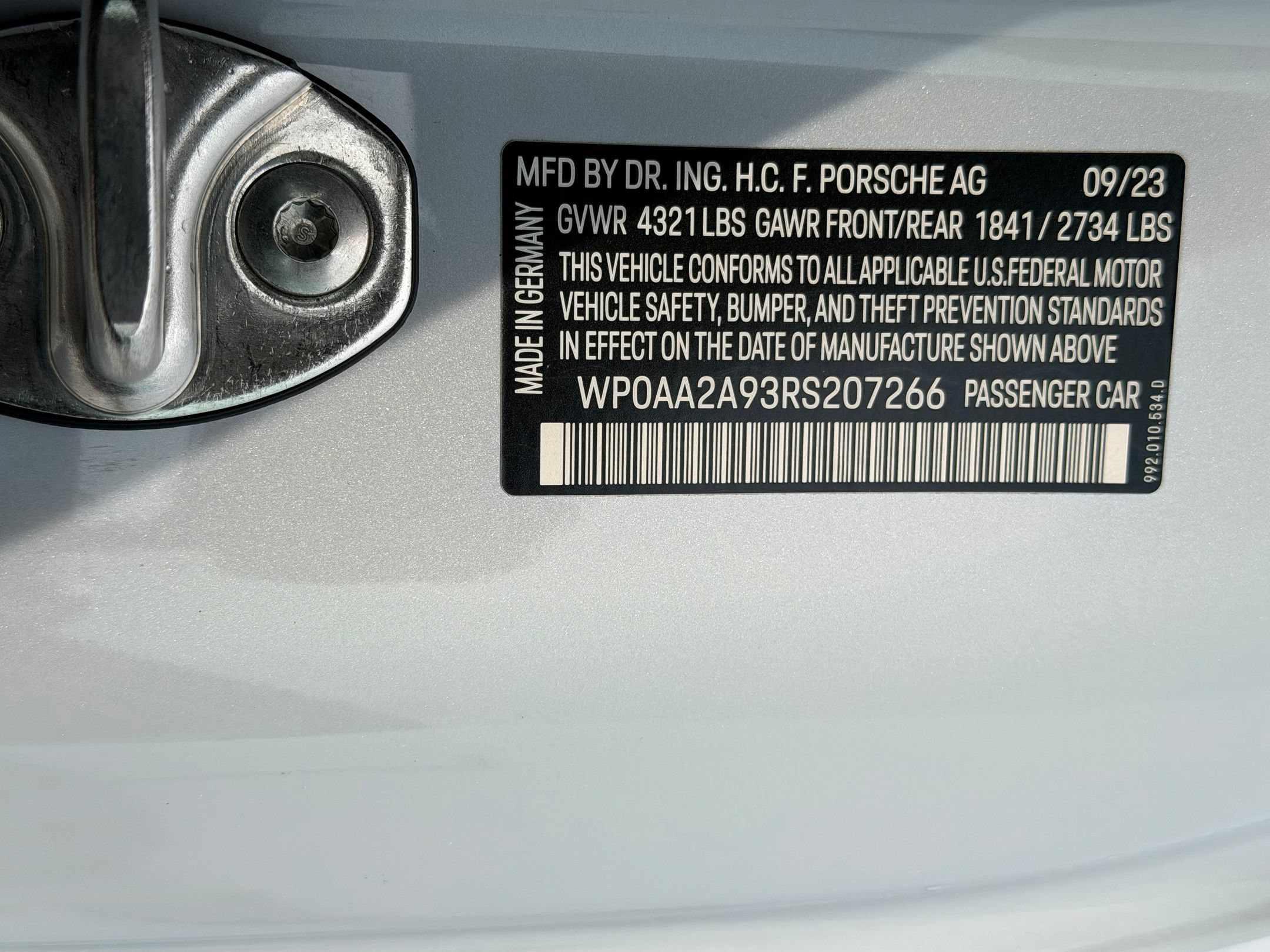 Certified 2024 Porsche 911 Carrera RWD image 22