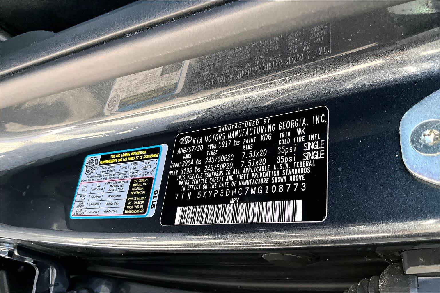 Used 2021 Kia Telluride EX w/ EX Premium Package AWD/4WD image 57