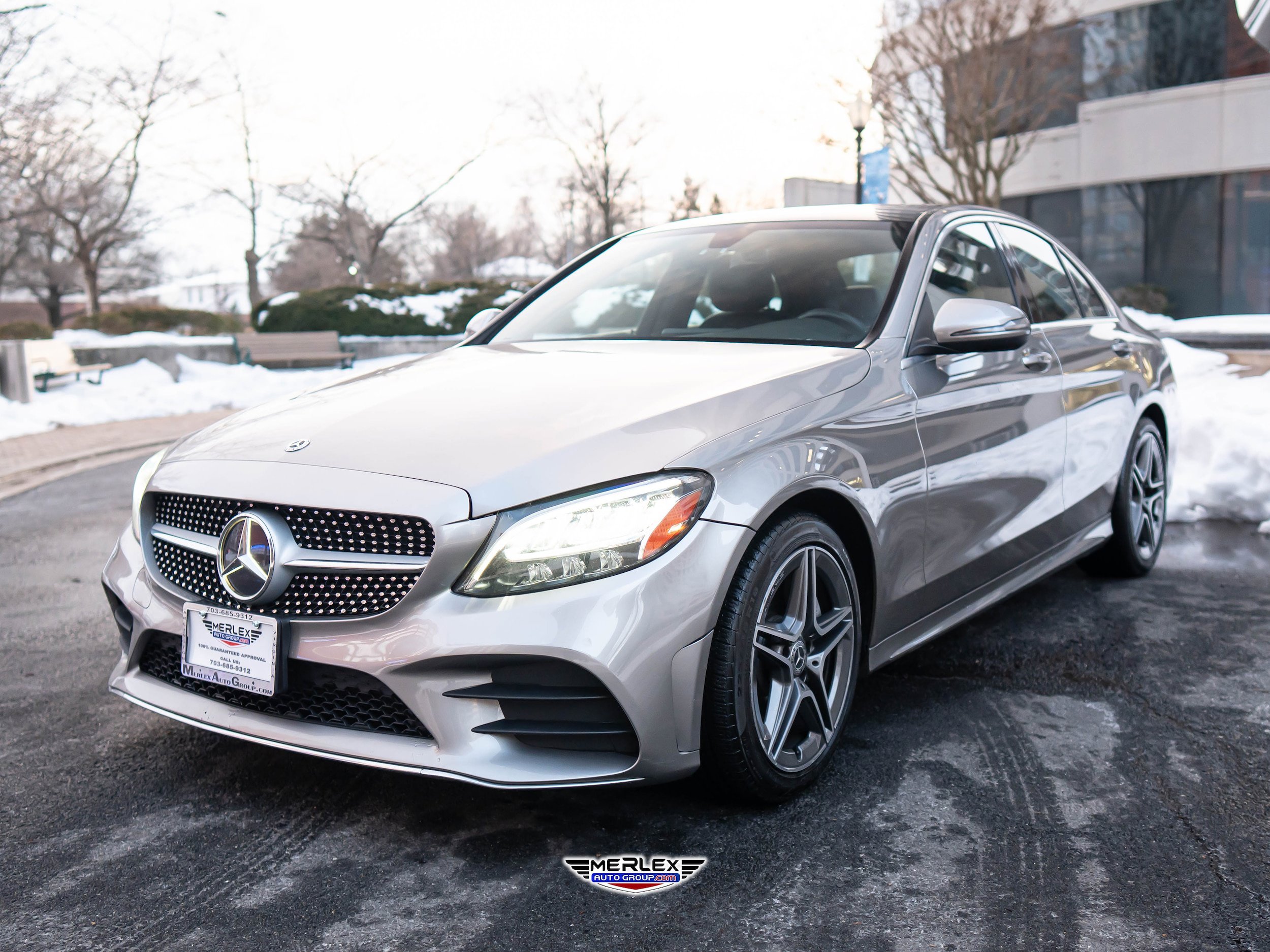 Used 2020 Mercedes-Benz C 300 4MATIC Sedan w/ AMG Line image 3