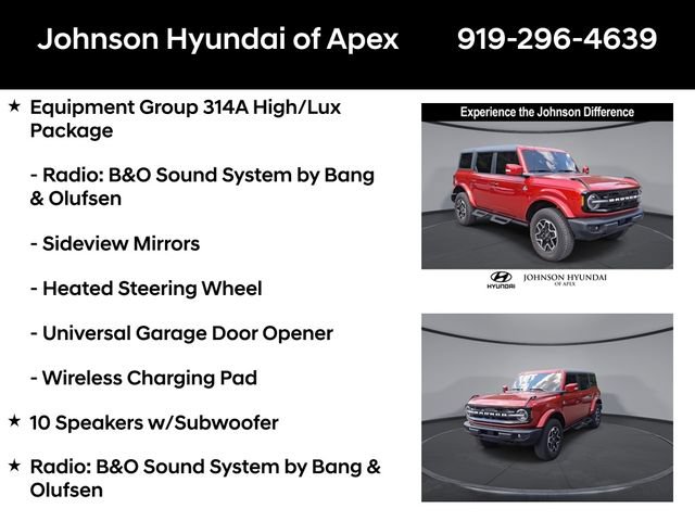 Used 2024 Ford Bronco Outer Banks AWD/4WD image 12