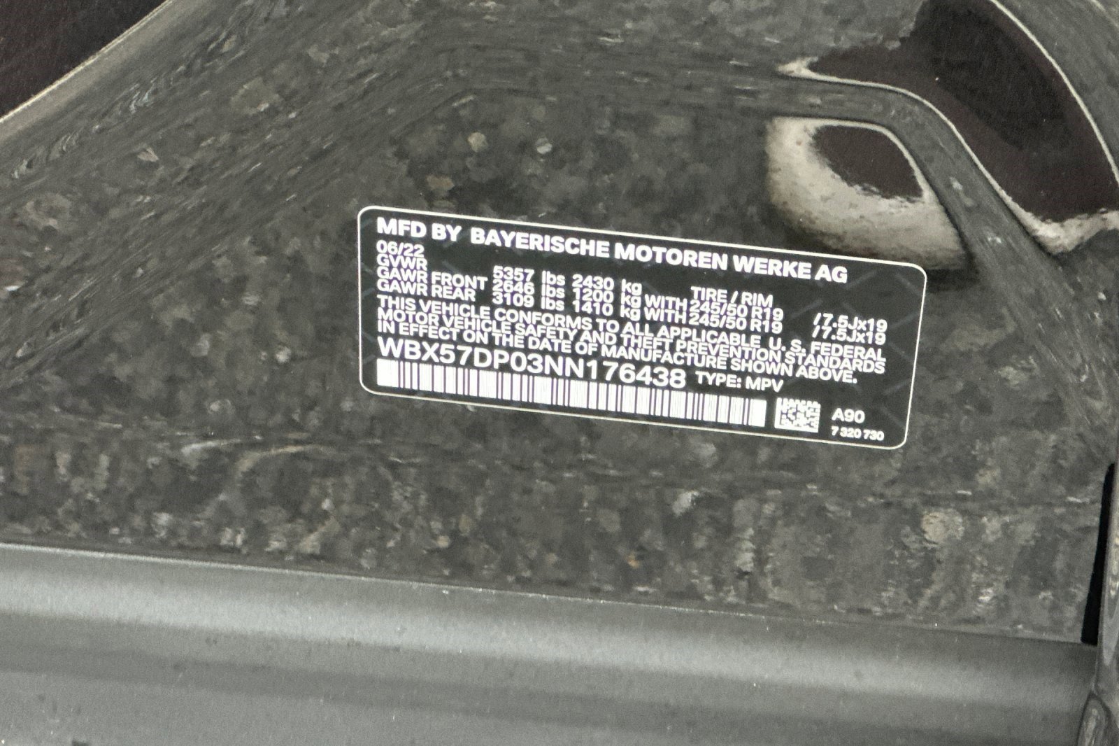 Certified 2022 BMW X3 xDrive30i w/ Convenience Package w/ZPA image 20