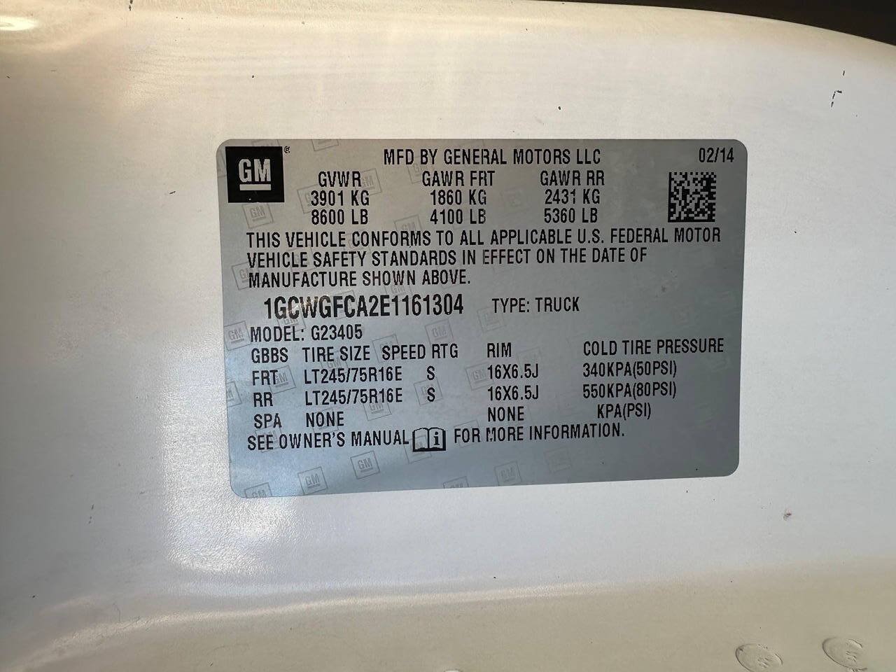 Used 2014 Chevrolet Express 2500 RWD image 21