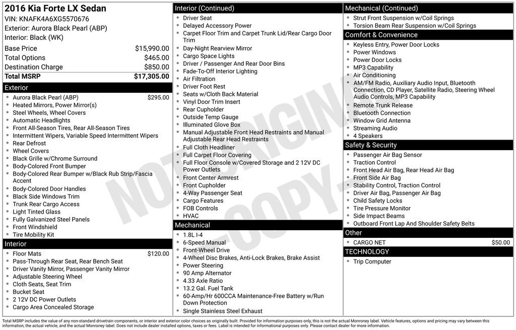 Used 2016 Kia Forte LX image 30