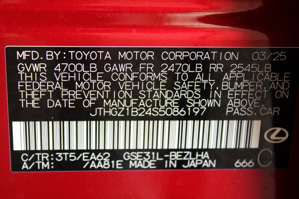 Used 2025 Lexus IS 350 F Sport w/ Navigation Package RWD image 32
