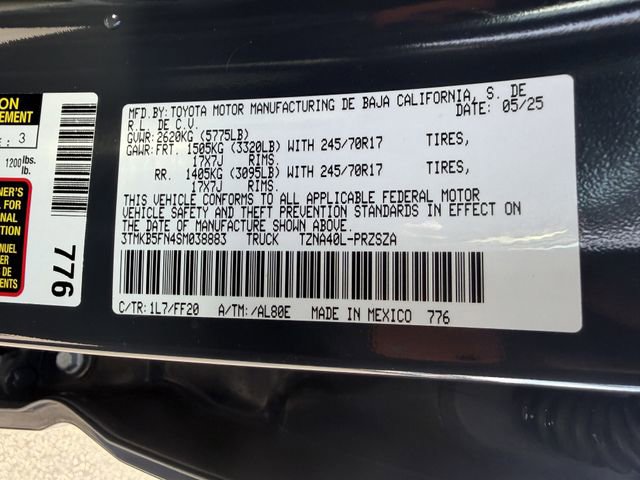 Used 2025 Toyota Tacoma SR5 RWD image 22