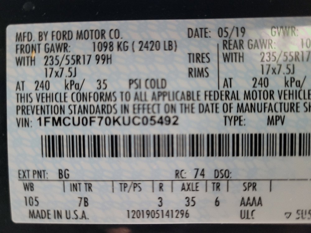 Used 2019 Ford Escape S image 33