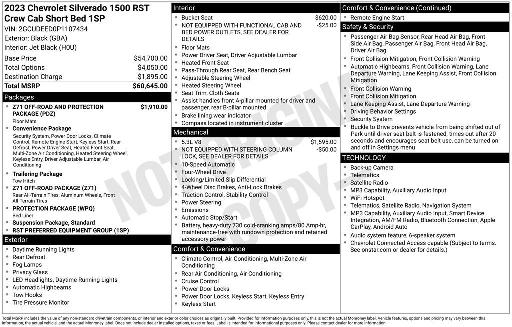 Used 2023 Chevrolet Silverado 1500 RST AWD/4WD image 6