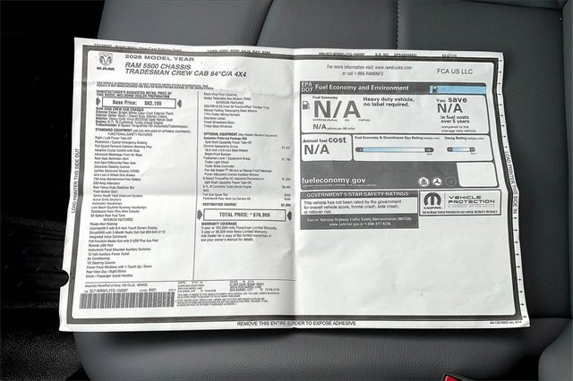 New 2026 RAM 5500 Tradesman w/ Chrome Appearance Group image 20
