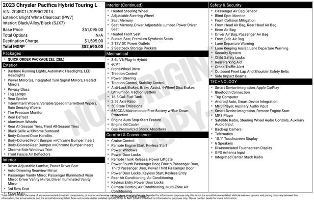 Used 2023 Chrysler Pacifica Touring-L FWD image 26
