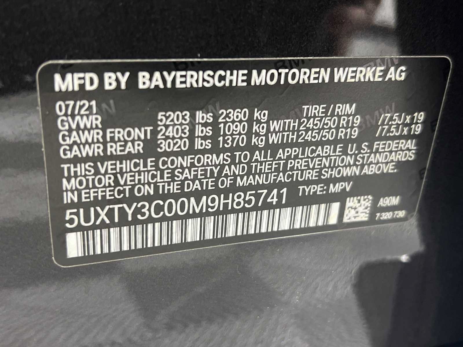 Used 2021 BMW X3 sDrive30i w/ Executive Package RWD image 36