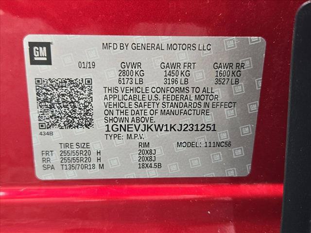 Certified 2019 Chevrolet Traverse RS AWD/4WD image 24
