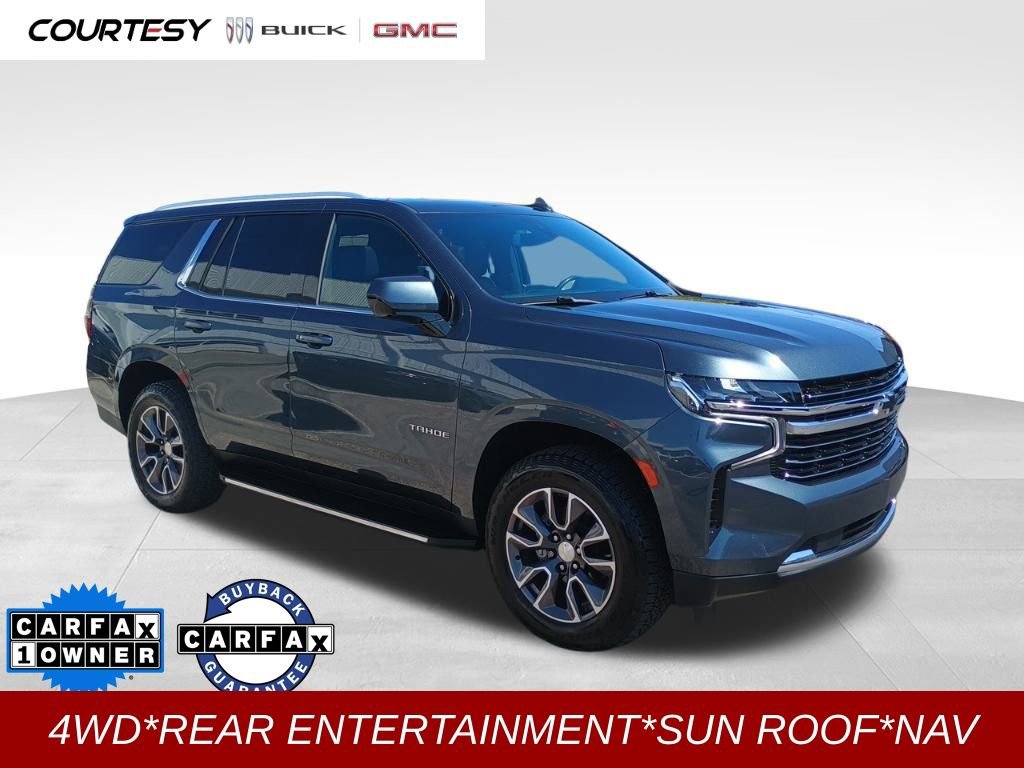 Used 2021 Chevrolet Tahoe LT w/ Rear Media and Nav Package