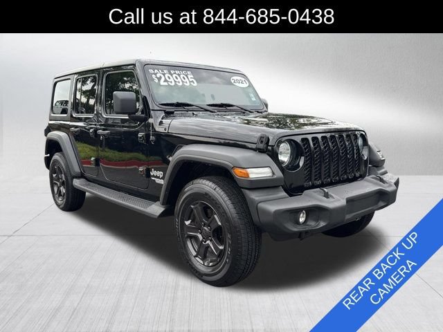 Certified 2021 Jeep Wrangler Unlimited Sport AWD/4WD image 3
