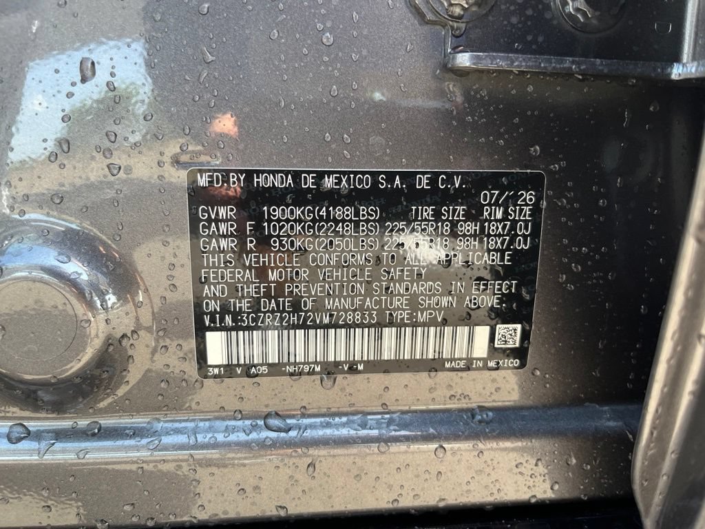New 2027 Honda HR-V EX-L image 5