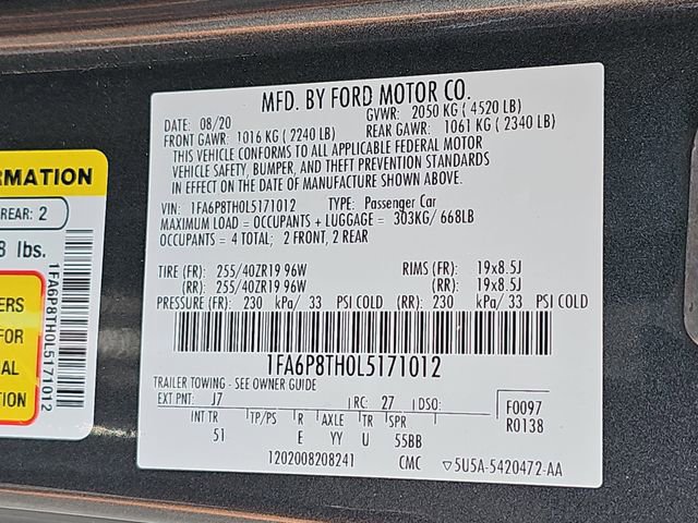 Used 2020 Ford Mustang Premium w/ Equipment Group 201A RWD image 35
