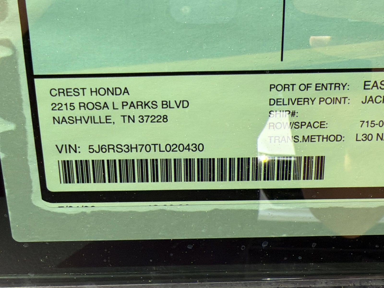 New 2026 Honda CR-V EX-L image 22