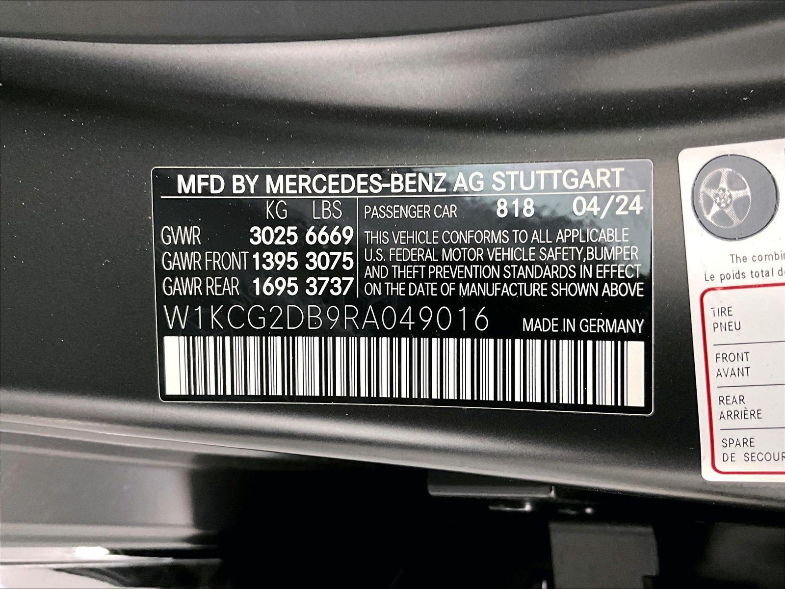 Certified 2024 Mercedes-Benz EQS 450+ Sedan image 31