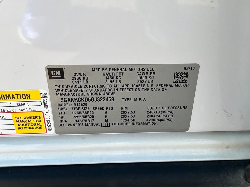 Used 2016 Buick Enclave Premium w/ Experience Buick Package image 35