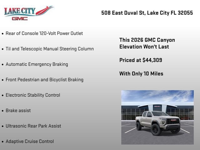 New 2026 GMC Canyon Elevation w/ Convenience Package RWD image 39