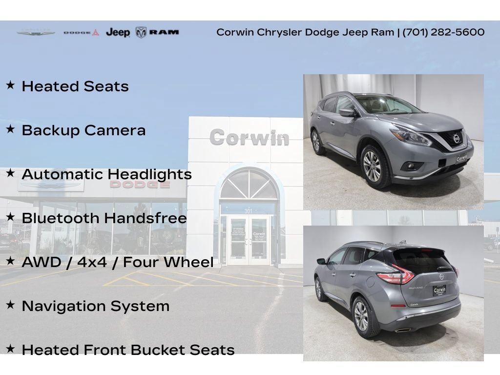 Used 2018 Nissan Murano SV AWD/4WD image 8