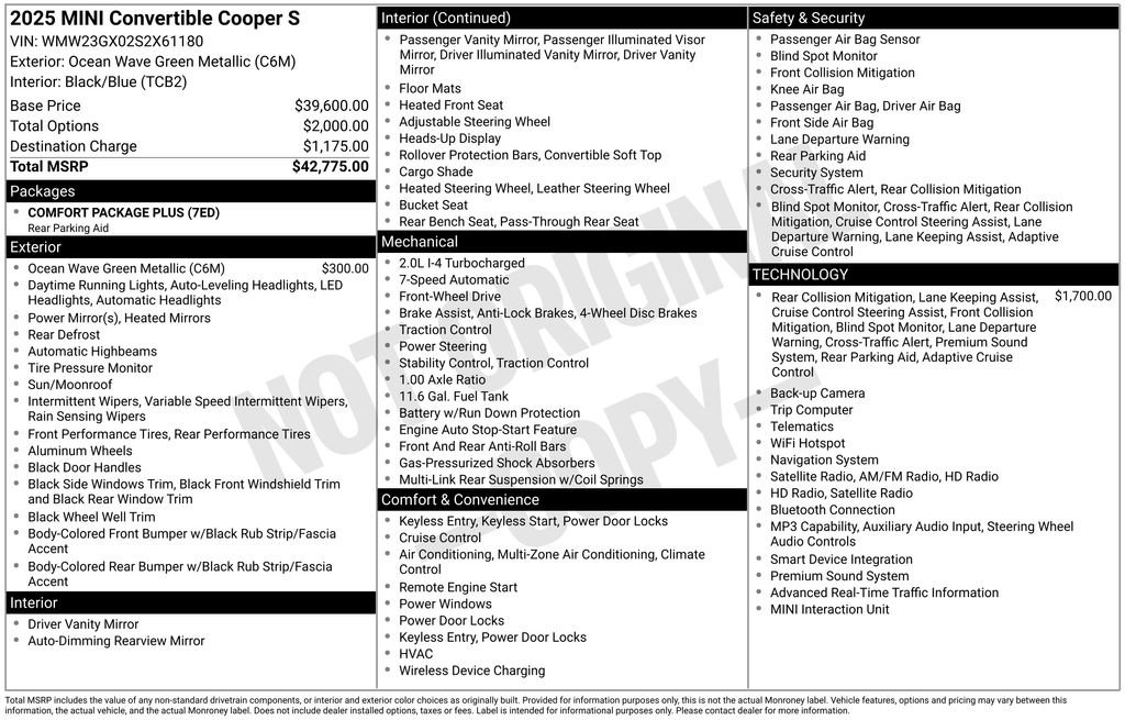 Used 2025 MINI Cooper S FWD image 9