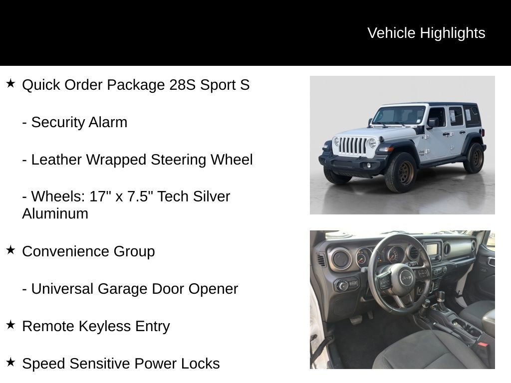 Used 2018 Jeep Wrangler Unlimited Sport S image 11