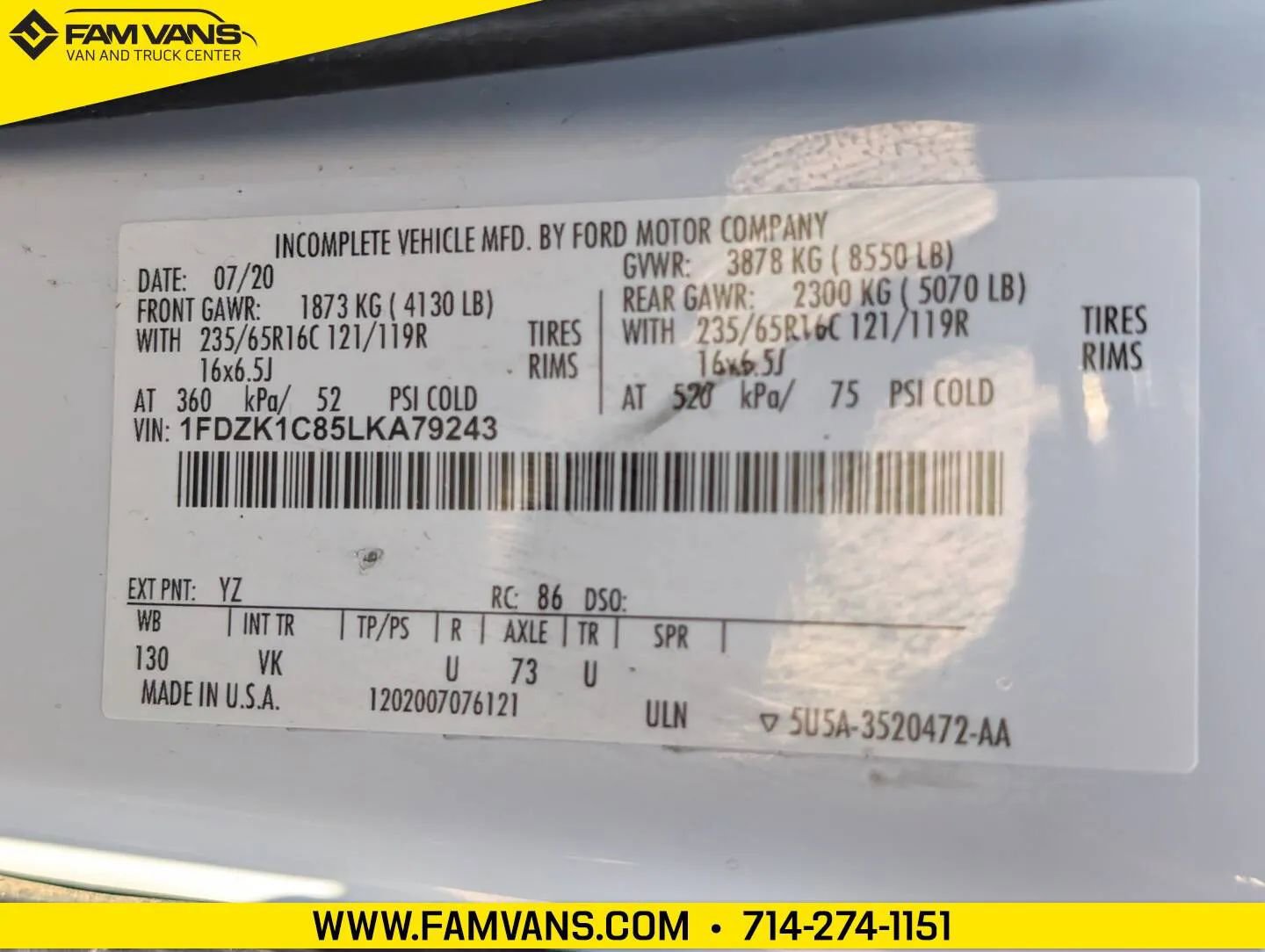 Used 2020 Ford Transit 150 XL image 28