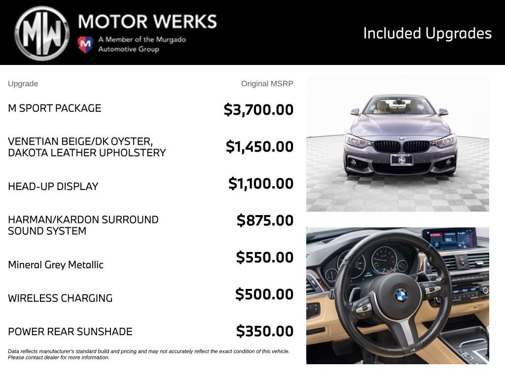 Used 2020 BMW 430i xDrive Coupe w/ M Sport Package AWD/4WD image 4
