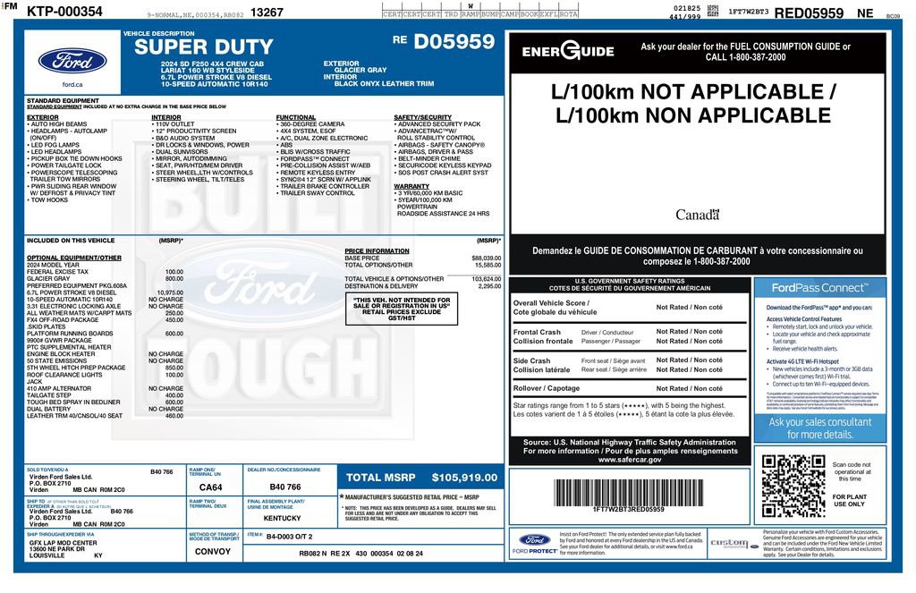 Used 2024 Ford F250 Lariat image 3