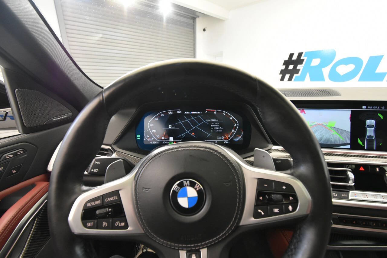 Used 2021 BMW X6 M50i w/ Premium Package image 25