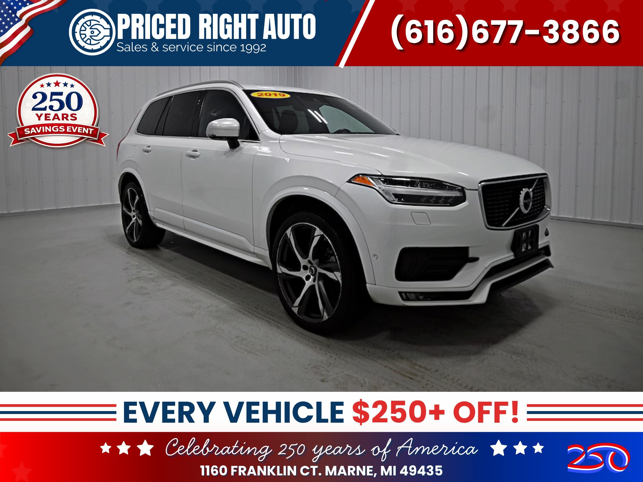 Used 2019 Volvo XC90 T6 R-Design w/ Advanced Package