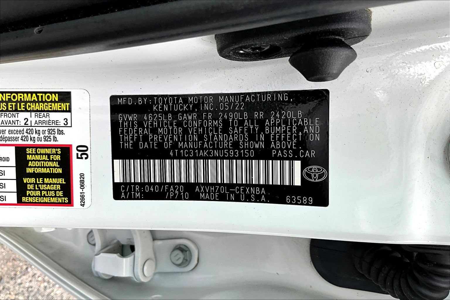 Used 2022 Toyota Camry LE FWD image 16