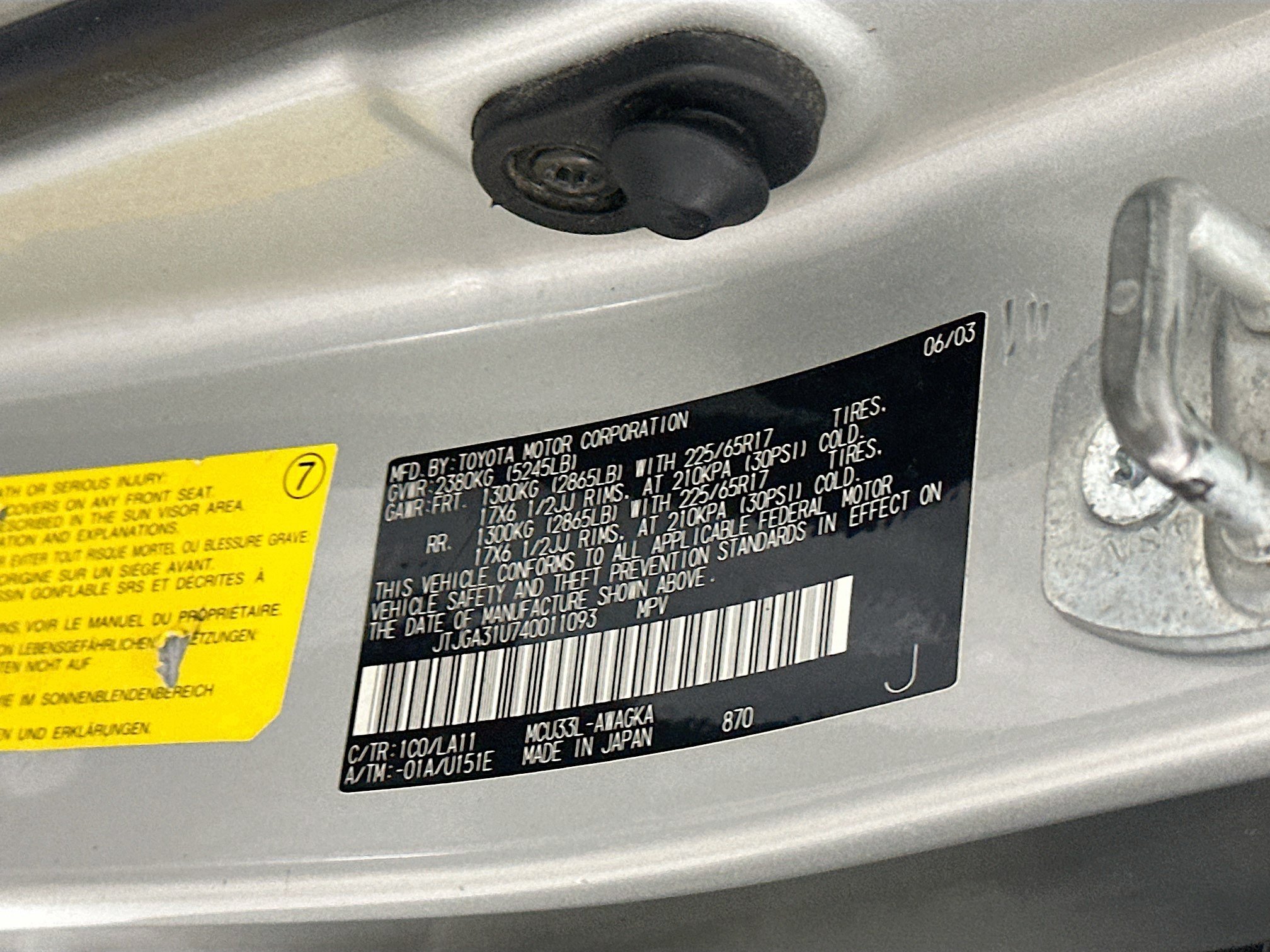 Used 2004 Lexus RX 330 FWD image 12